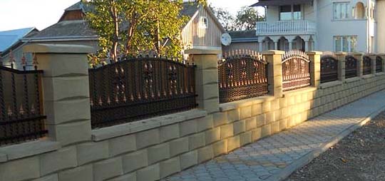 garduri din prefabricate vibropresate